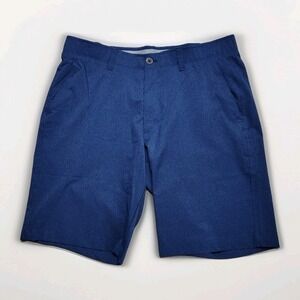 Under Armour Men's 36 Match Play Vented Blue Golf Shorts Stretch